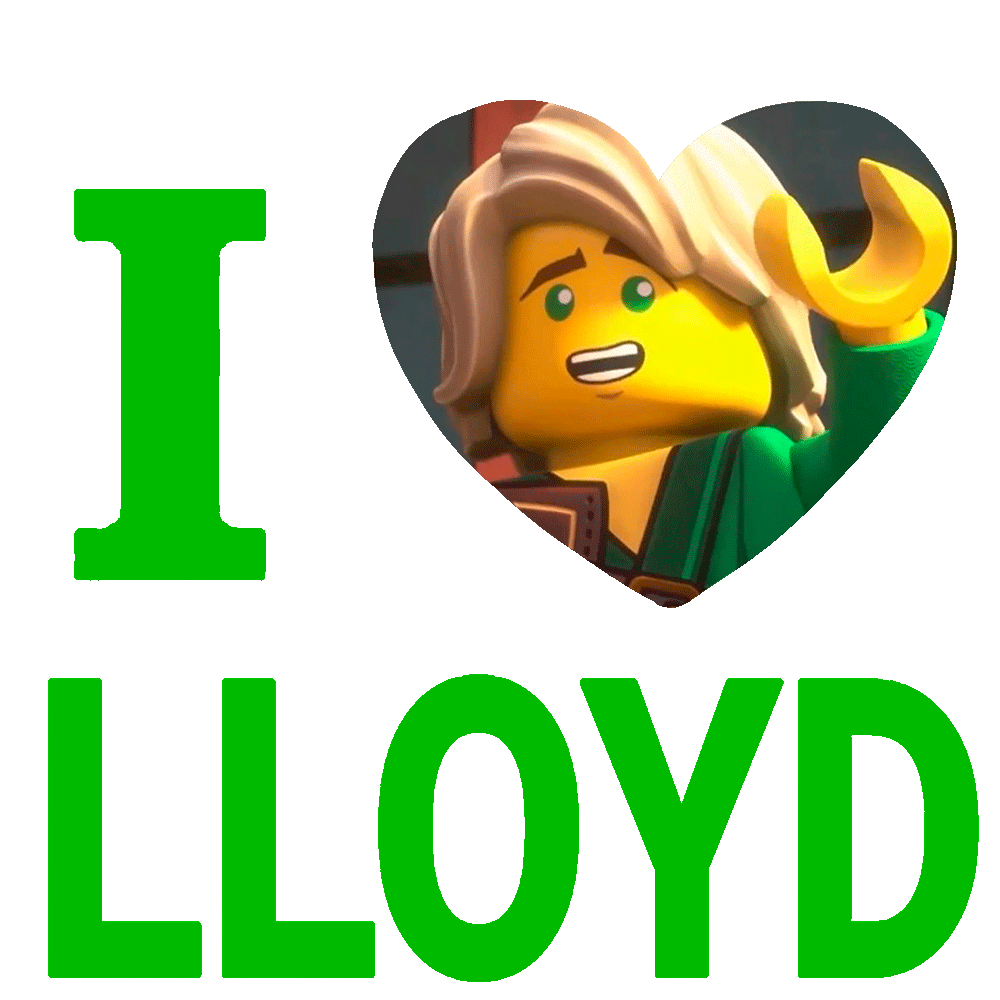 I love LLOYD ніндзяго Лойд (00800262)